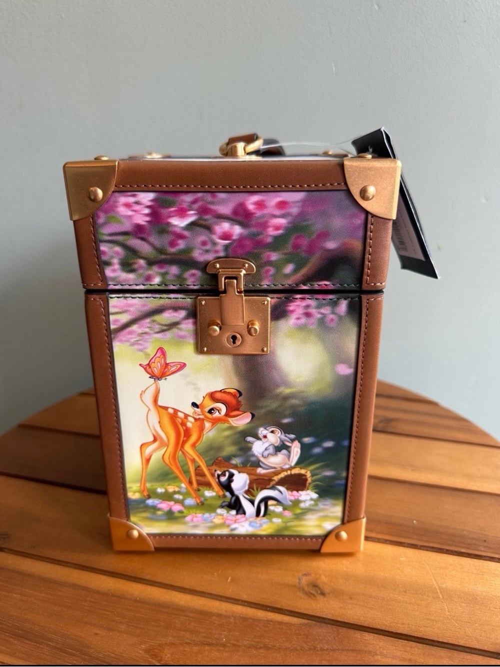 Nwt Kate spade Disney Bambi trunk handbag